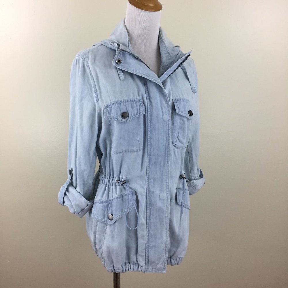 Bcbgeneration Light Blue/Wash Drawstring Waist & … - image 5